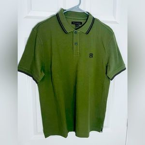 NWT Banana Republic Green Pique Polo Shirt 100% Cotton Men’s Sz Medium #6